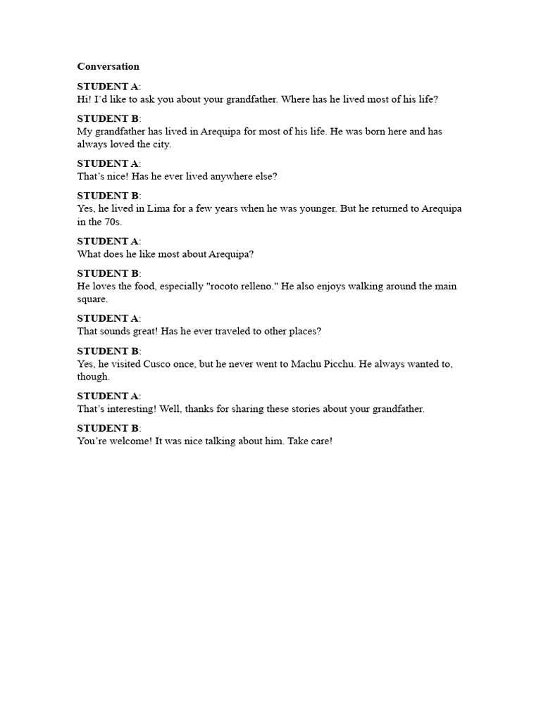 Conversation | PDF