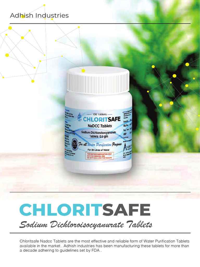 Effective NaDCC Tablets for Water Purification | PDF | Water ...