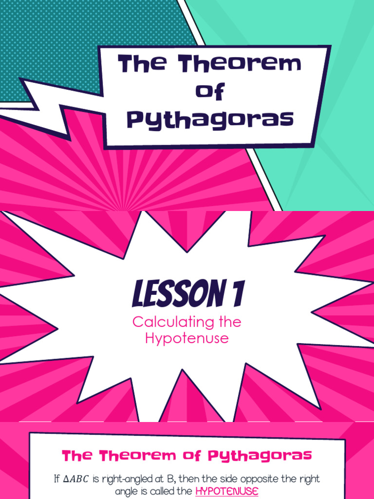 Pythagorean Theorem Explained | PDF | Trigonometry | Elementary Mathematics