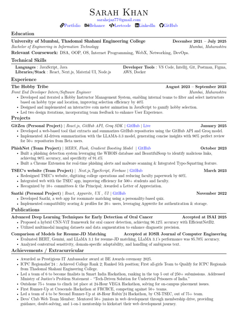 Java Full Stack Developer Portfolio | PDF | Java Script | Computing