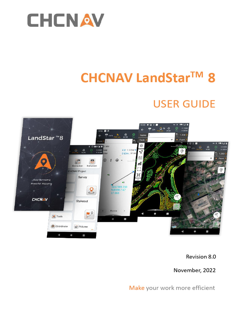 LandStar 8.0 User Guide en 1117 | PDF | Icon (Computing) | Surveying