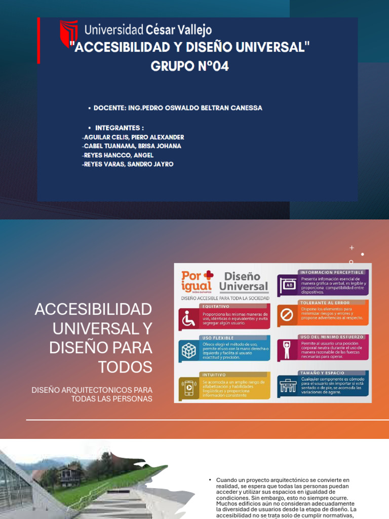 Accesibilidad y Diseño Universal para Todos . | PDF | Escalera | Diseño