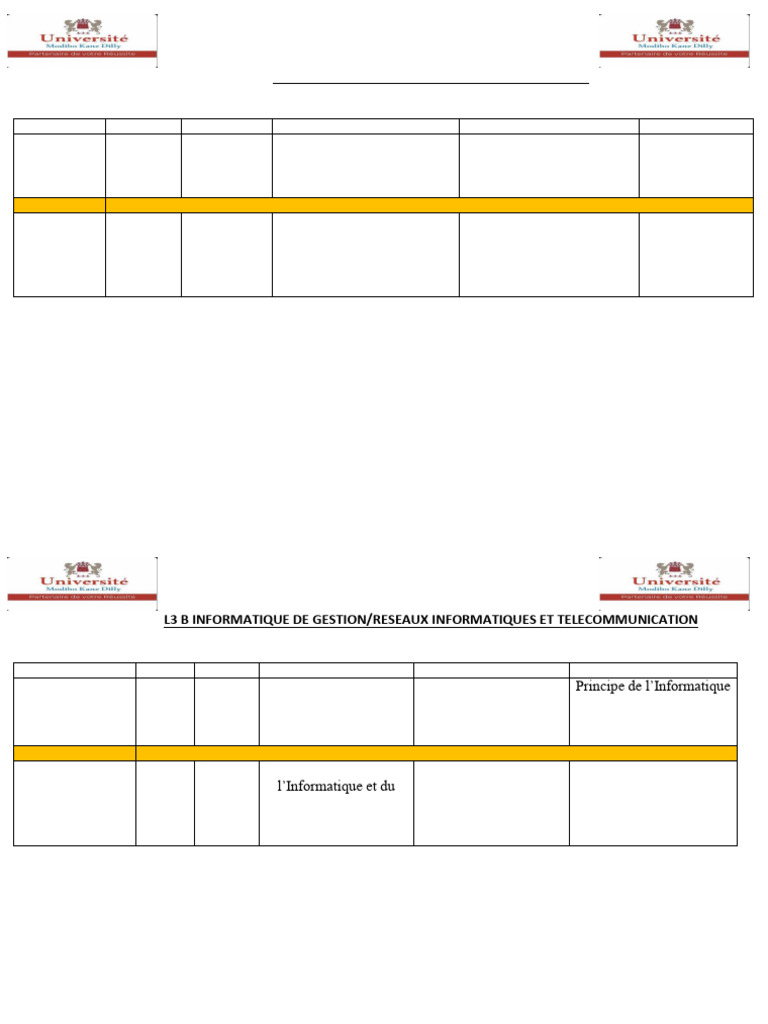 Emploi du Temps Licence 3 2024-2025 | PDF | Économie d'entreprise ...