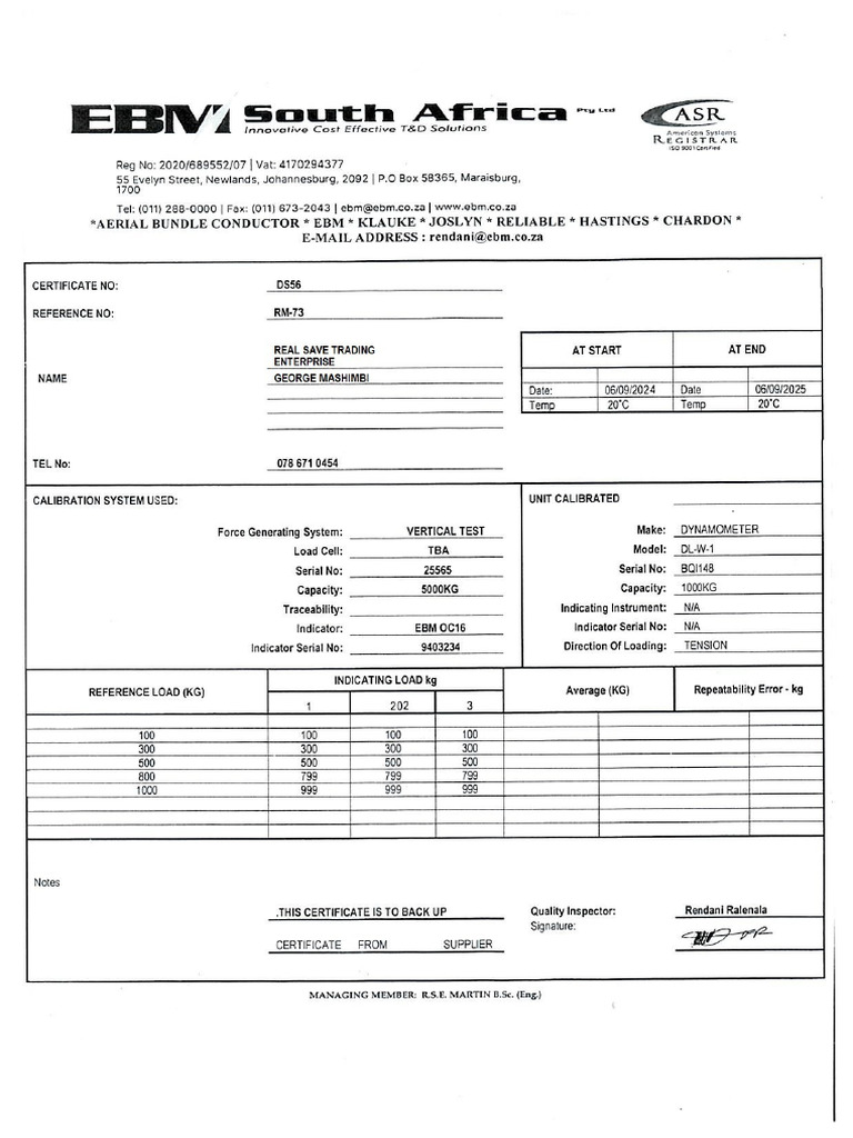 Dynamometer | PDF