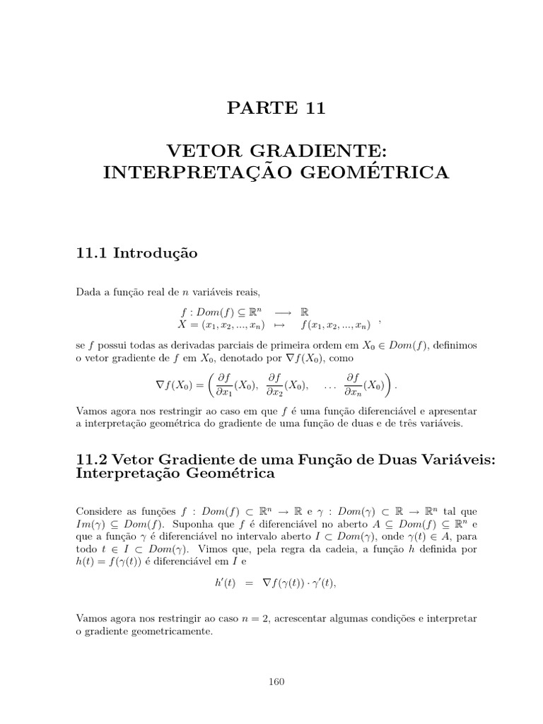 Interpretação Geométrica do Gradiente | PDF | Derivado | Curva