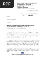 Contoh Surat Sokongan