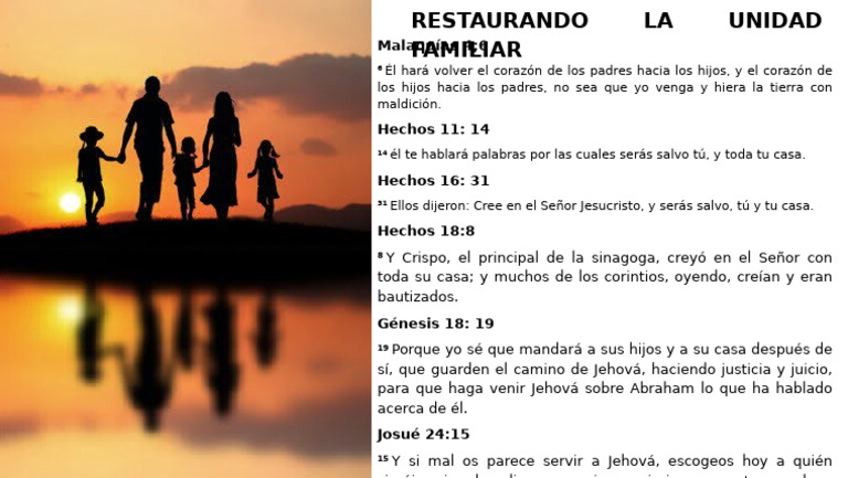 Restaurando La Unidad Familiar | PDF
