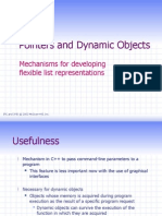 Pointers and Dynamic Objects: Mechanisms For Developing Flexible List Representations