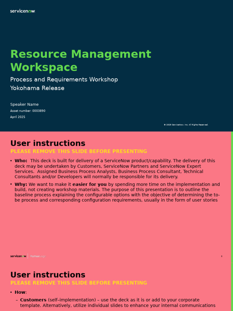 RMW - Resource Management Workspace - Workshop Presentation - Yokohama ...