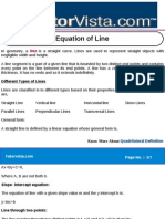 Equation of Line