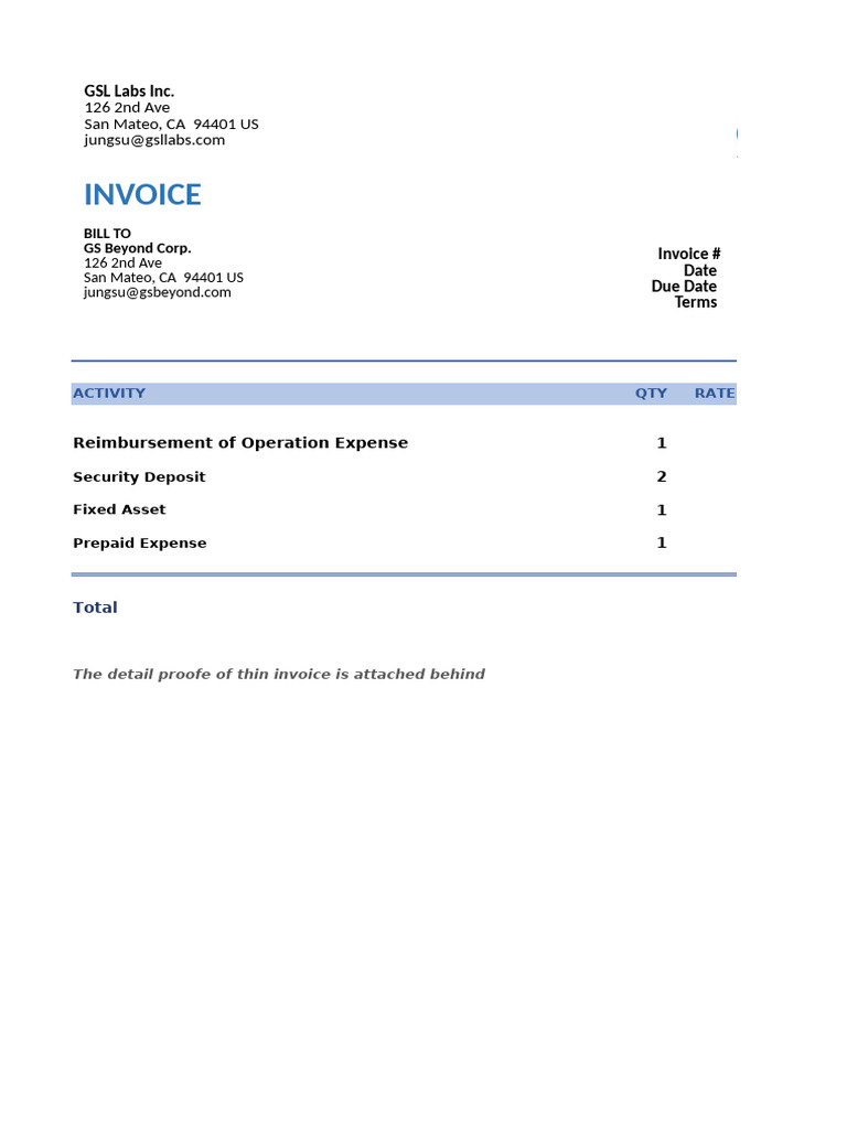Invoice Sample | PDF