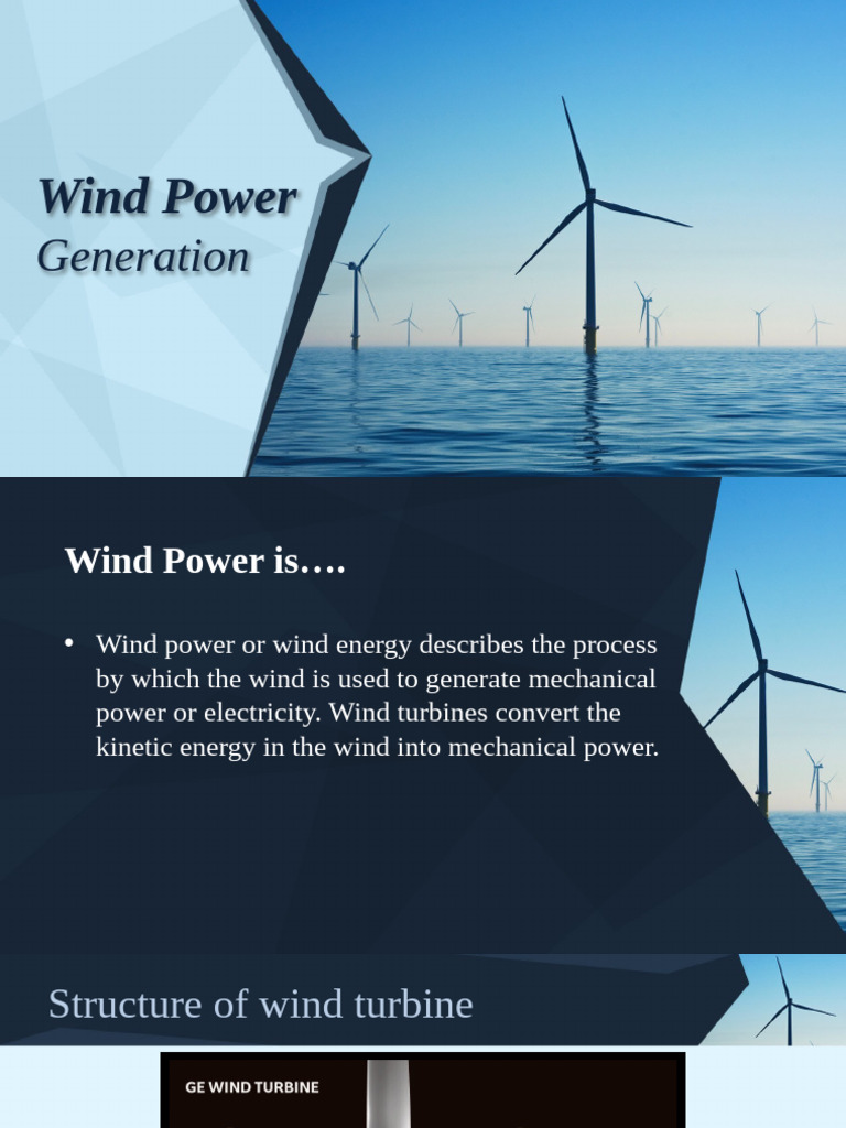 Thambapavani Wind Farm Overview | PDF | Turbine | Wind Turbine