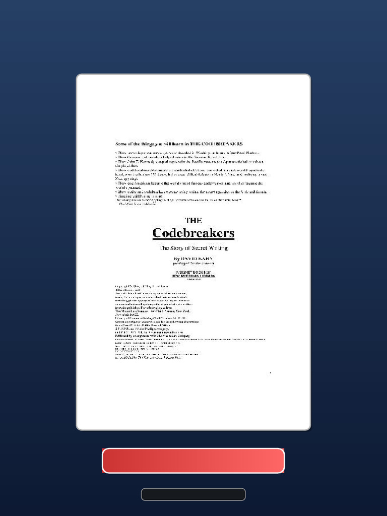 Full Chapter of The Codebreakers The Story of Secret Writing Ebook and ...