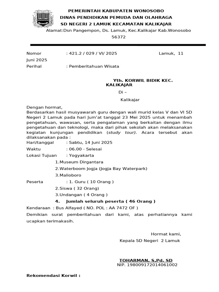 PEMBERITAHUAN PLESIR | PDF