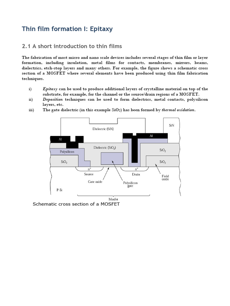 Molecular Beam Epitaxy Overview | PDF | Chemical Vapor Deposition | Epitaxy