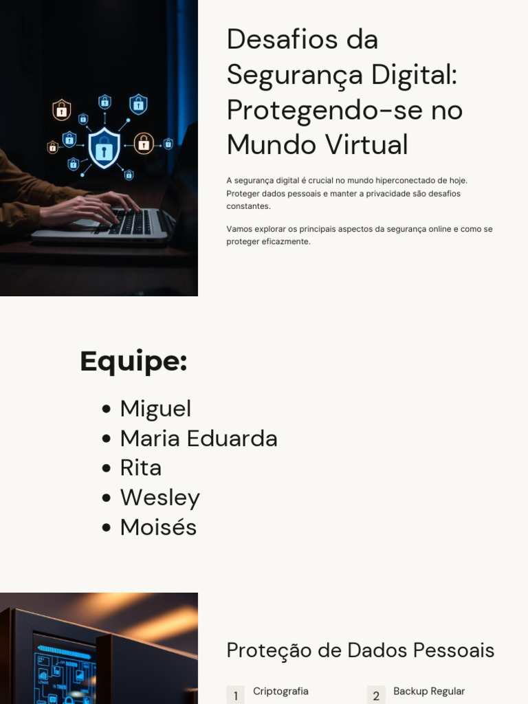 Segurança Digital: Proteja Seus Dados | PDF | Segurança da informação ...