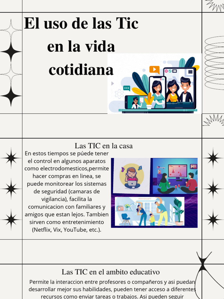 El Uso de Las TIC S en La Vida Cotidiana | PDF