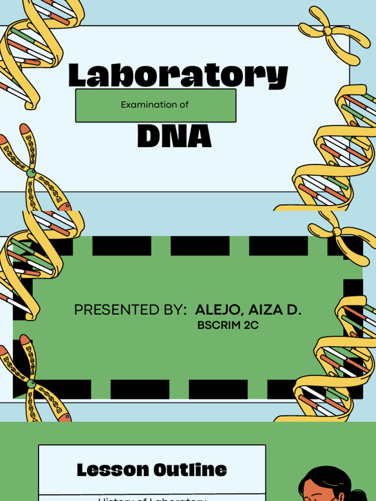 DNA Laboratory Examination Overview | PDF