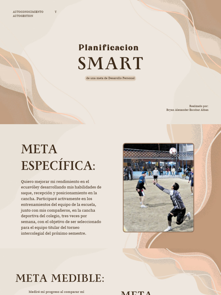 Mejora en Ecuavóley: Plan SMART | PDF