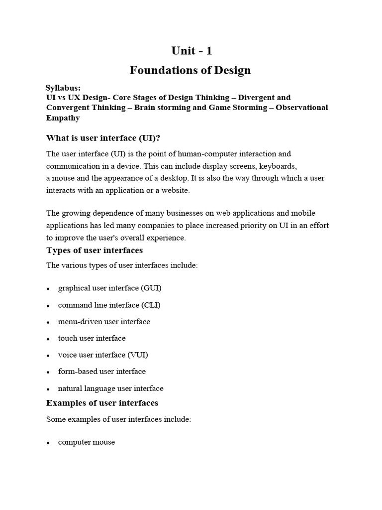 UI vs UX Design: Key Concepts Explained | PDF | Graphical User ...