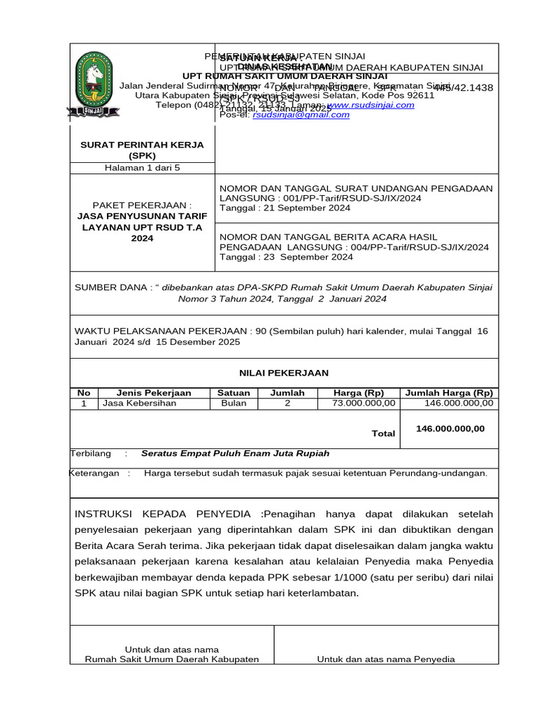 SPK Jasa Audit 2025 | PDF