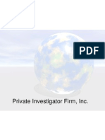 EXAMPLE Business Plan - Private Investigator