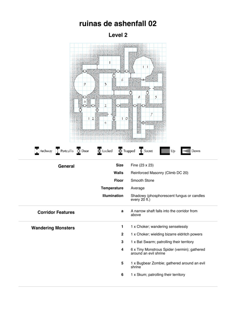 Ashenfall Dungeon Level 2 Guide | PDF