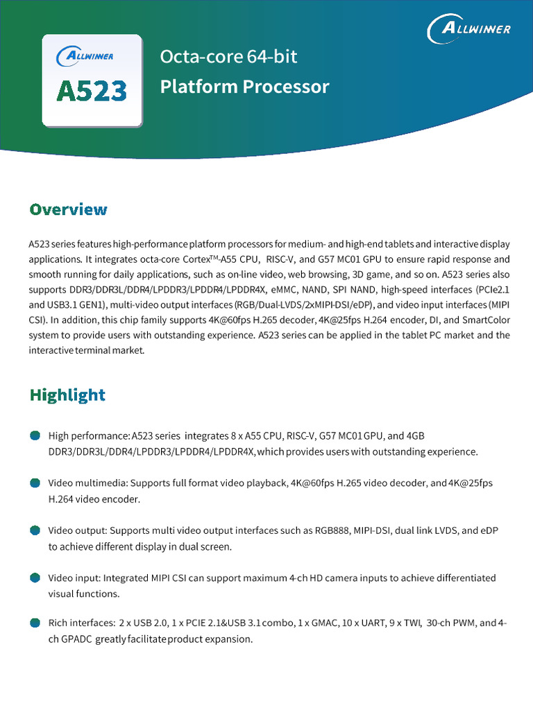 A523 Brief V1.1 | PDF