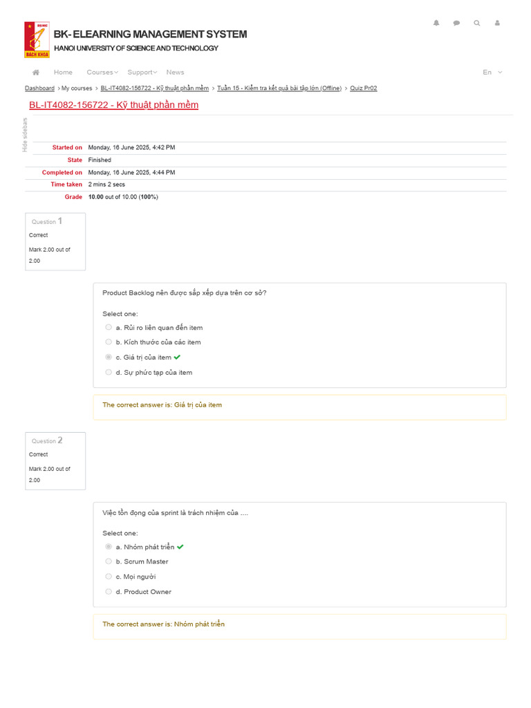 Quiz Pr02 - Attempt Review | PDF