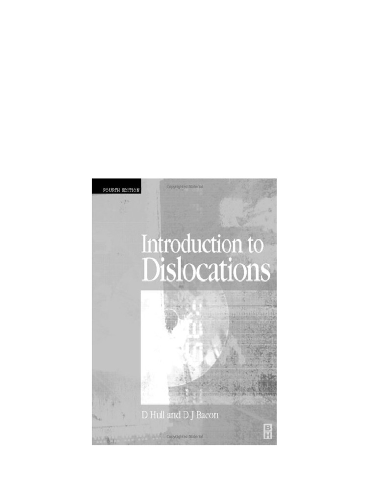 Introduction to Dislocations Fourth Edition Derek Hull pdf download