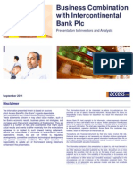 Business Combination With Intercontinental Bank Plc[1][1]