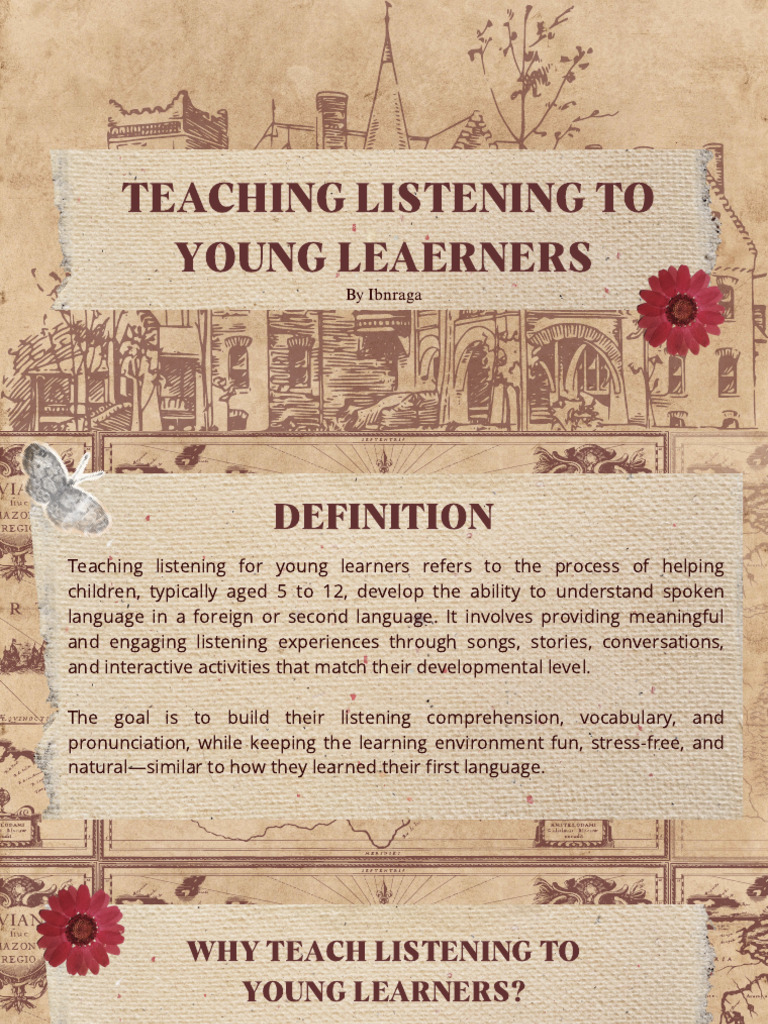 Teaching Listening Skills to Young Learners | PDF | Reading ...