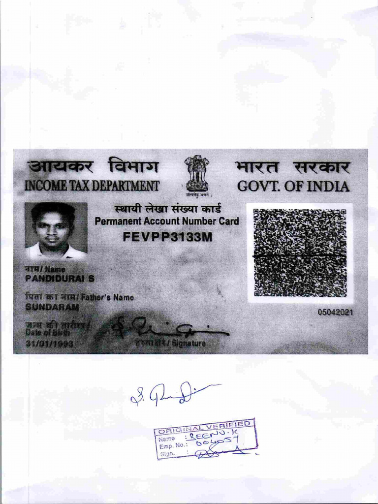 Pan Card | PDF