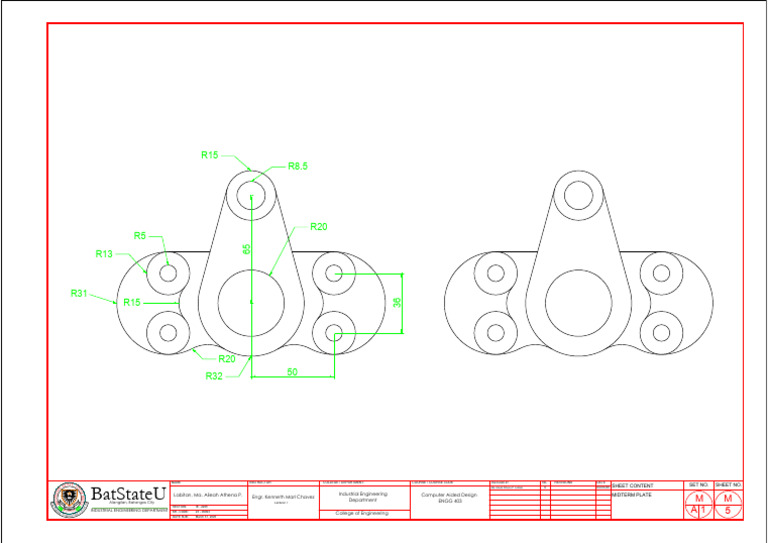 Industrial Engineering Midterm Plate | PDF