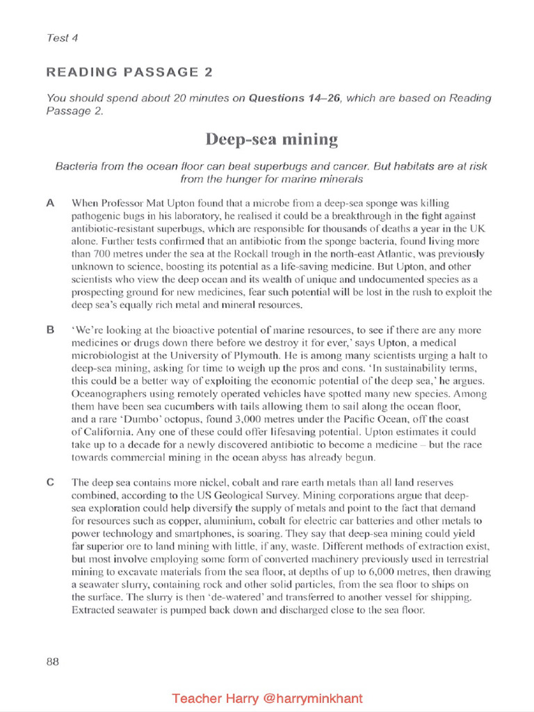 Deep Sea Mining | PDF