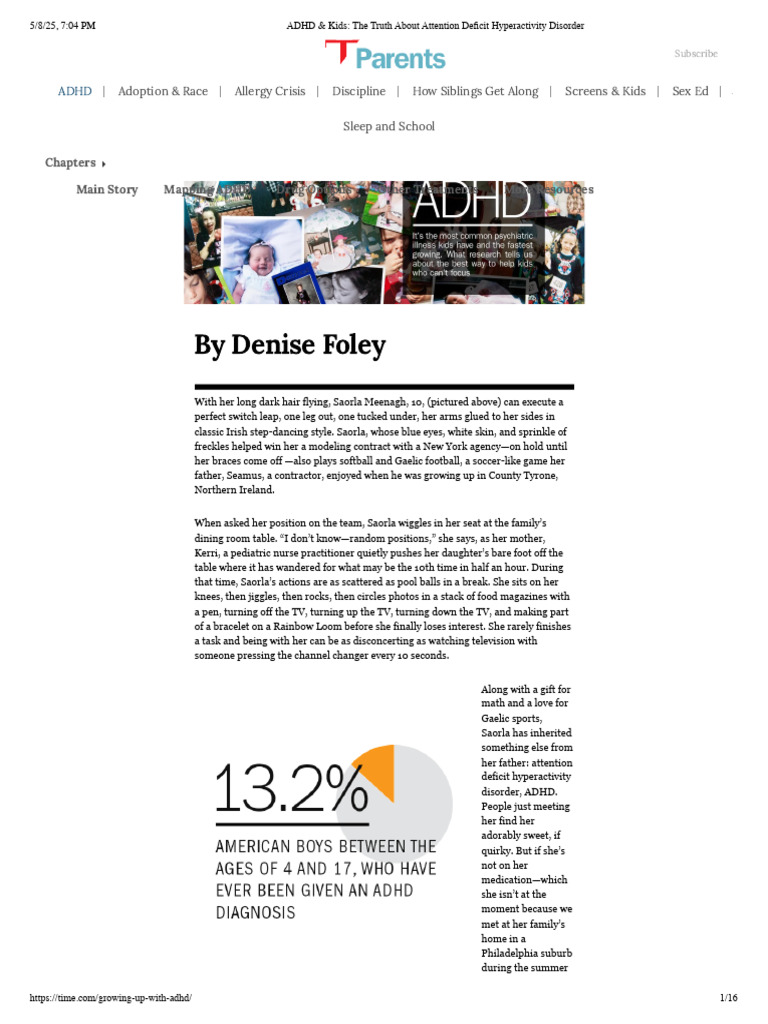 Understanding ADHD in Children | PDF | Attention Deficit Hyperactivity ...
