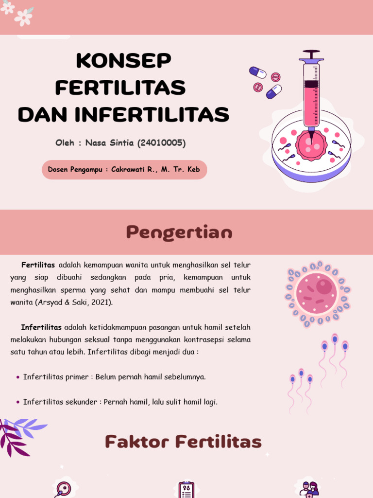 Konsep Fertilitas dan Infertilitas | PDF