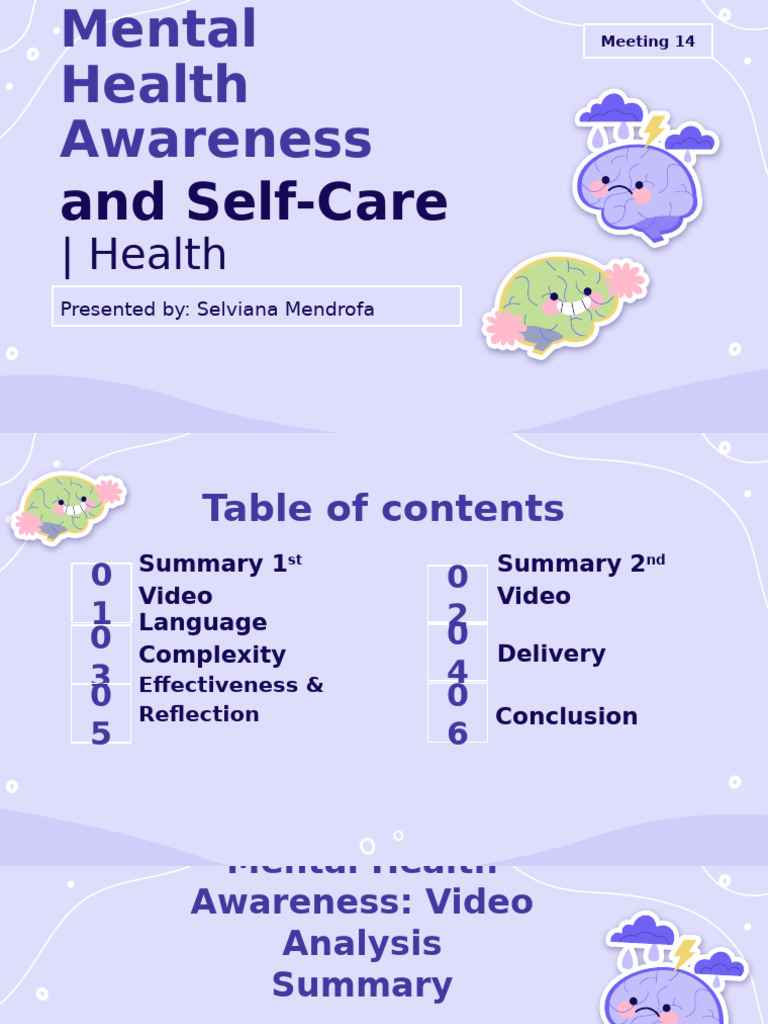 Mental Health Awareness | PDF | Mental Health | Human Communication
