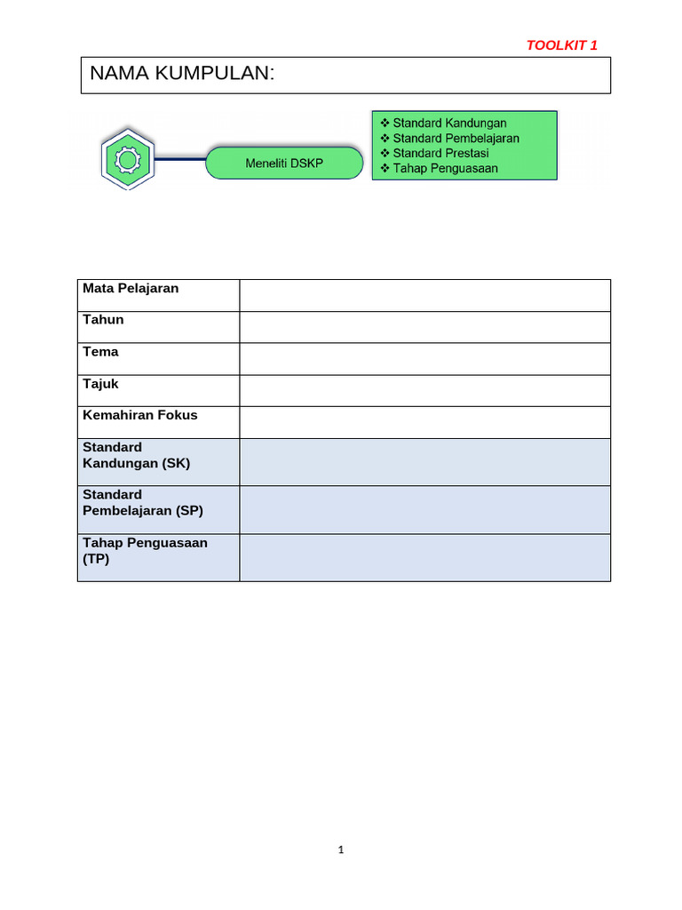 Toolkit 1 | PDF