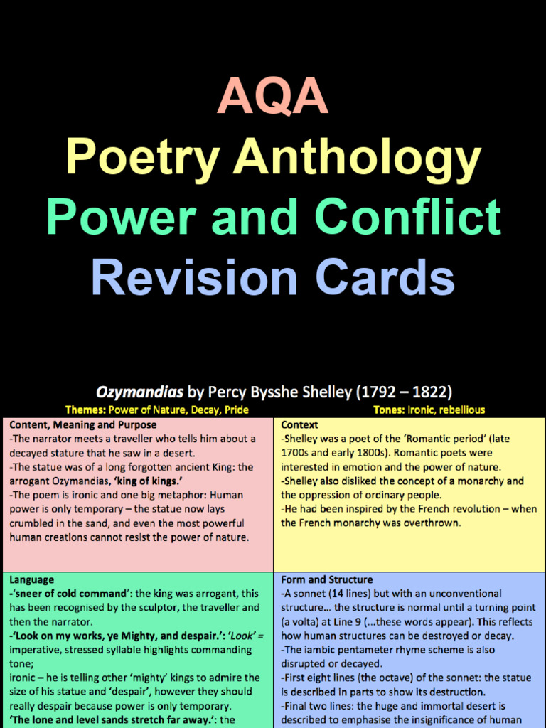 Power and Conflict Revision Notes | PDF