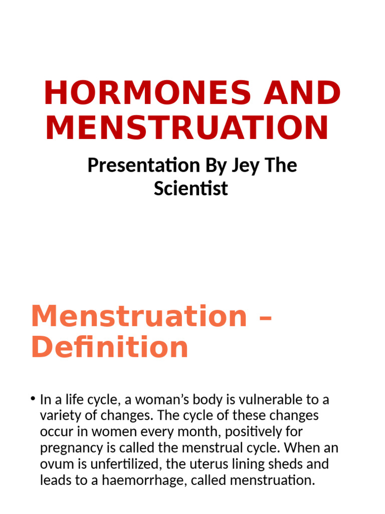 HORMONES AND ME-WPS Office | PDF | Menstrual Cycle | Luteinizing Hormone
