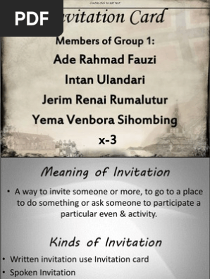 Invitation Card