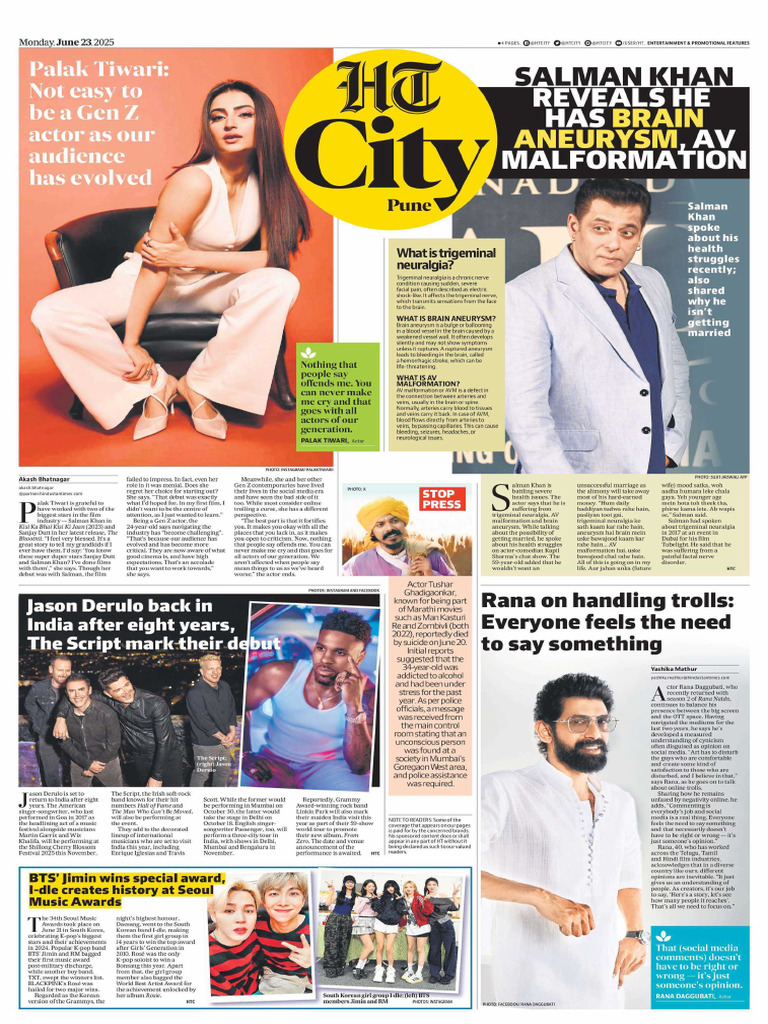 HT - Pune City - 23-06-2025 | PDF