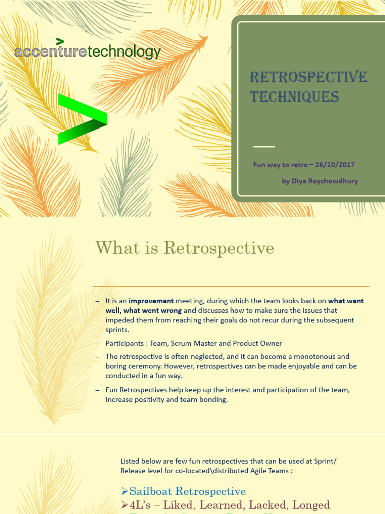 Fun Techniques for Agile Retrospectives | PDF | Scrum (Software ...