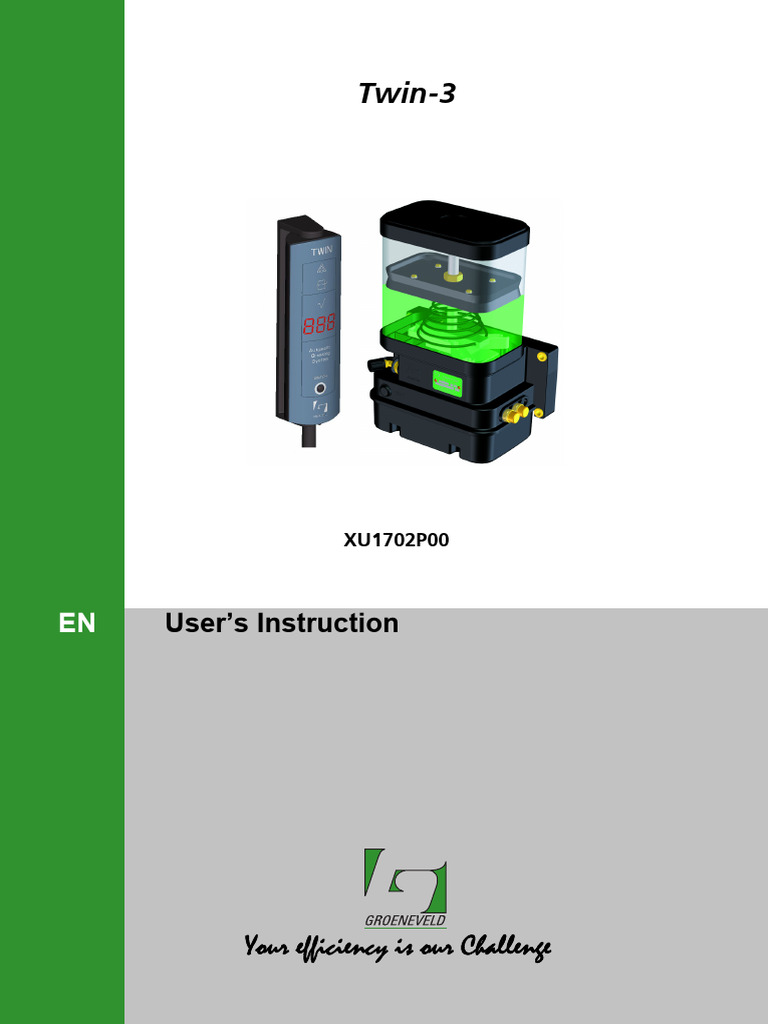 Groeneveld Twin-3 Greasing System Guide | PDF | Pump | Electrical ...
