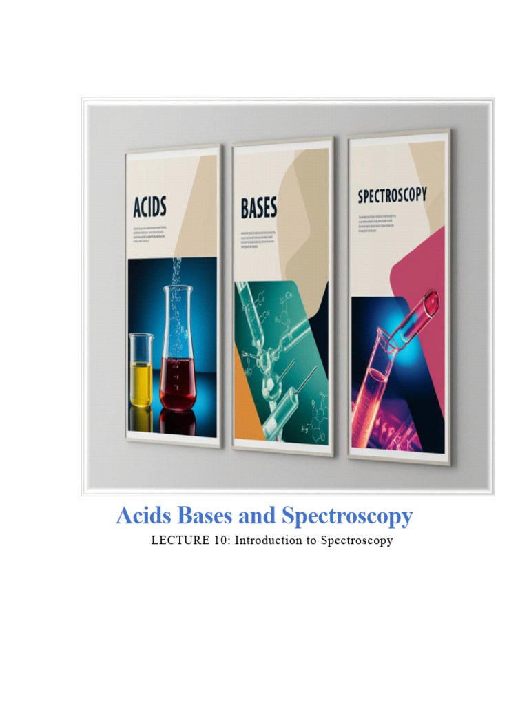 Introduction to Spectroscopy Basics | PDF | Electromagnetic Radiation ...