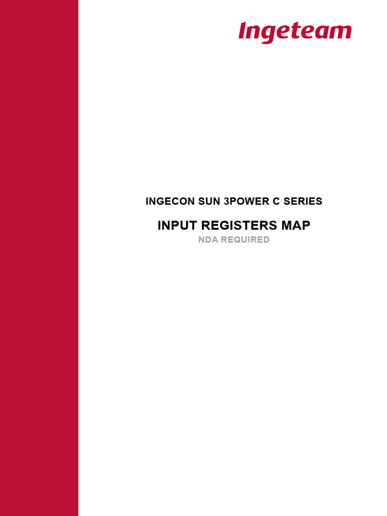 Modbus Input Register Map Guide | PDF | Ac Power | Parameter (Computer ...