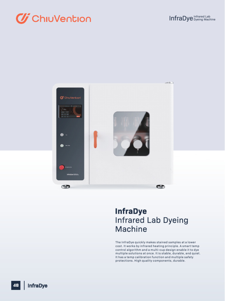 Infrared Lab Dyeing Machine Overview | PDF