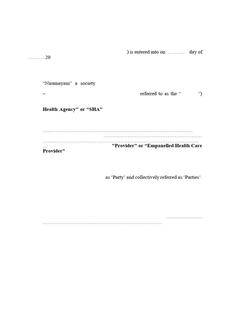 Final Mou Dec 17 EC Approved FORMAT | PDF | Indemnity | Surgery
