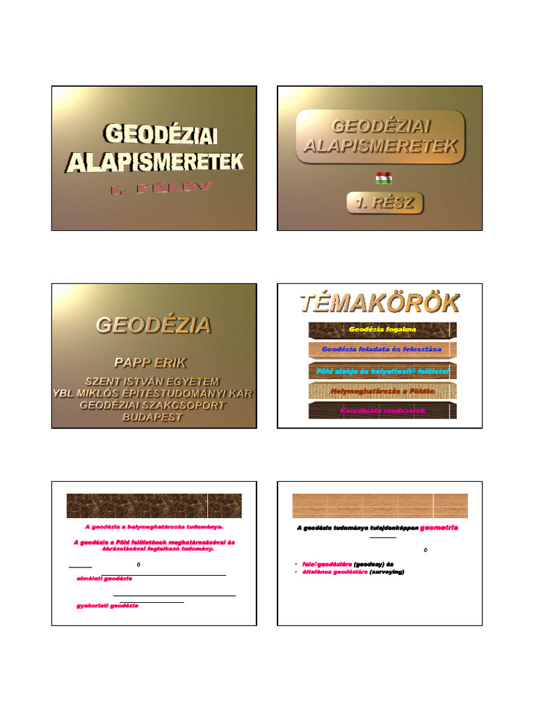 Resz Geodezia | PDF